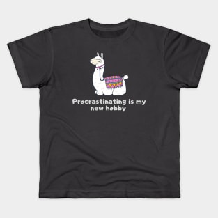 Procrastinating is my new hobby Kids T-Shirt